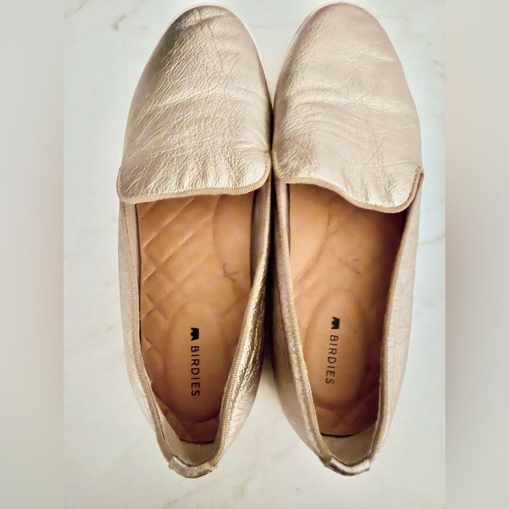 Birdies The Swift Gold Sneaker Size 8
